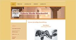 Desktop Screenshot of galerie-bruckmuehl.de